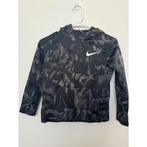 Boys Black Camo Nike Hoodie Size Small